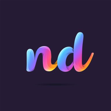 Logo vektör kartvizit şablonu için Nd ortak