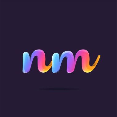 Logo vektör kartvizit şablonu için Nm ortak