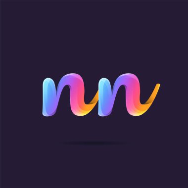 Logo ortak Nn için kartvizit şablonu, vektör