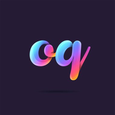 Logo ortak Oq kartvizit şablon olarak vektör