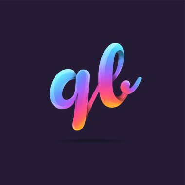 Logo ortak Ql kartvizit şablon olarak vektör