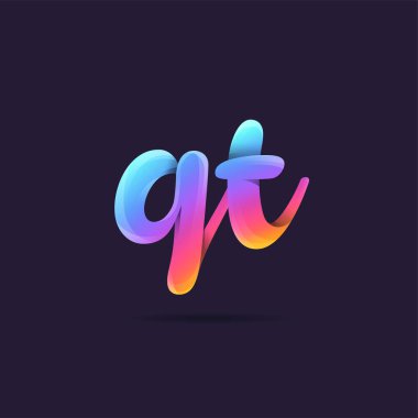 Logo vektör kartvizit şablonu için Qt ortak