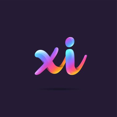 Harf logo XI şablon iş afiş için