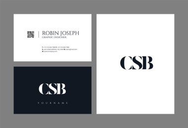 Logo ortak csb kartvizit şablonu, vektör için