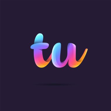 Harf logo Tu şablon iş afiş için