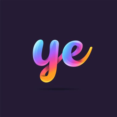 Harf logo siz iş afiş için şablon