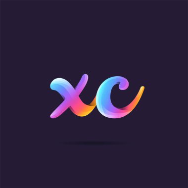 Harf logo OLC şablon iş afiş için