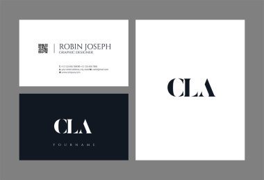 logo joint cla for Business Card Template, Vector clipart