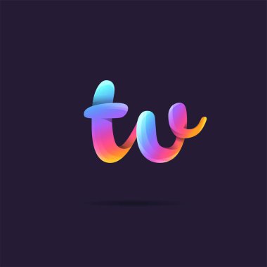 Harf logo Tv şablon iş afiş için