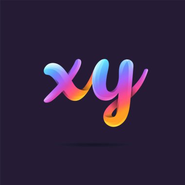 Harf logo Xy şablon iş afiş için