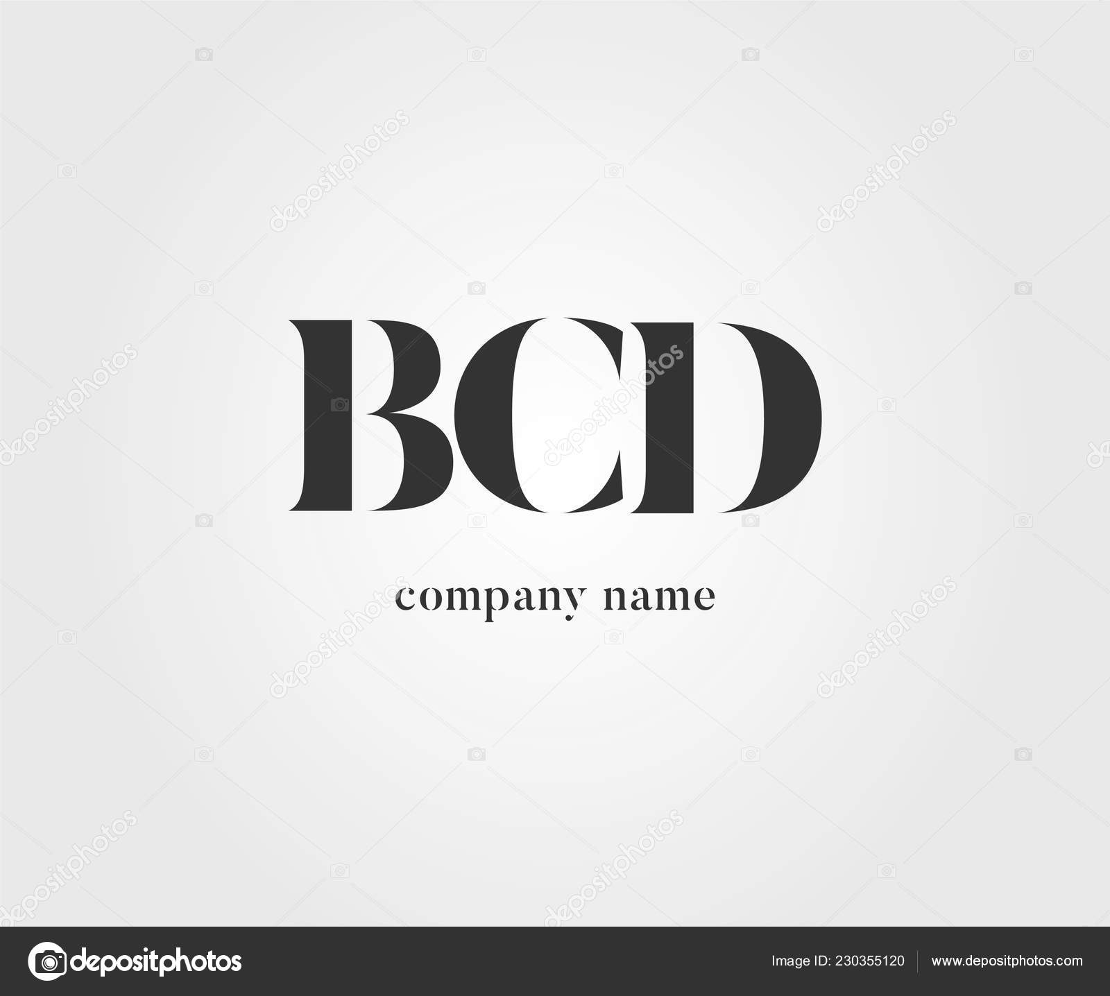 Logo Joint Bcd Business Card Template Vector Stock Vector Image by
