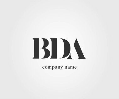 Logo ortak bda kartvizit şablonu, vektör için