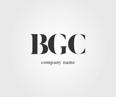 Logo ortak bgc kartvizit şablonu, vektör için