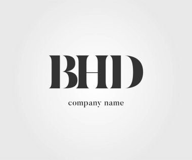Logo ortak bhd kartvizit şablonu, vektör için