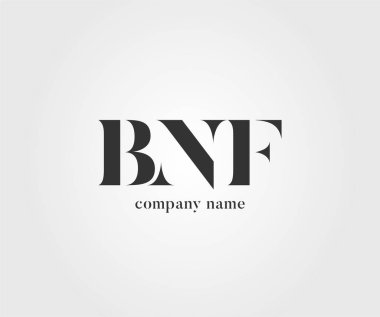 Logo ortak bnf kartvizit şablonu, vektör için