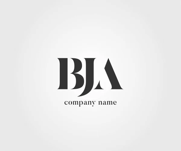 Logo Bersama Bja Untuk Business Card Template Vector - Stok Vektor