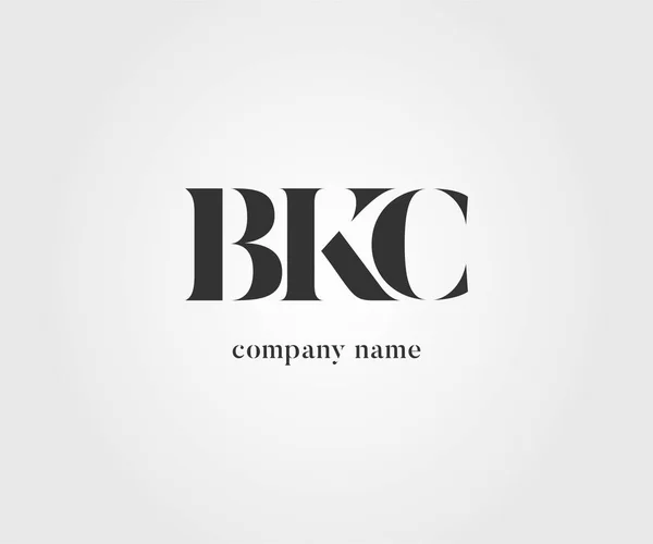 Logo Joint Bkc Untuk Business Card Template Vector - Stok Vektor