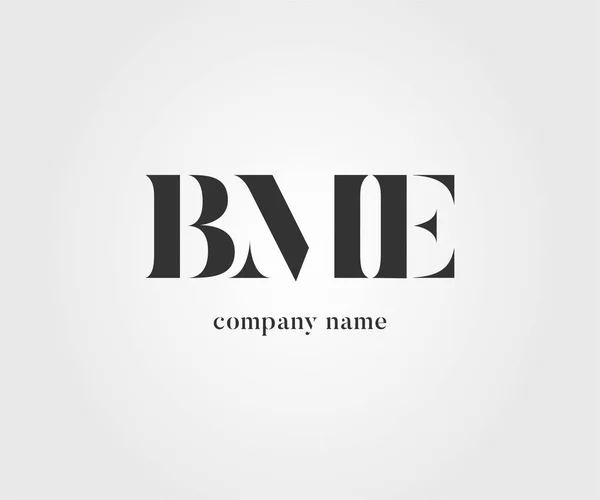 标志联合 Bme 名片模板 — 图库矢量图片