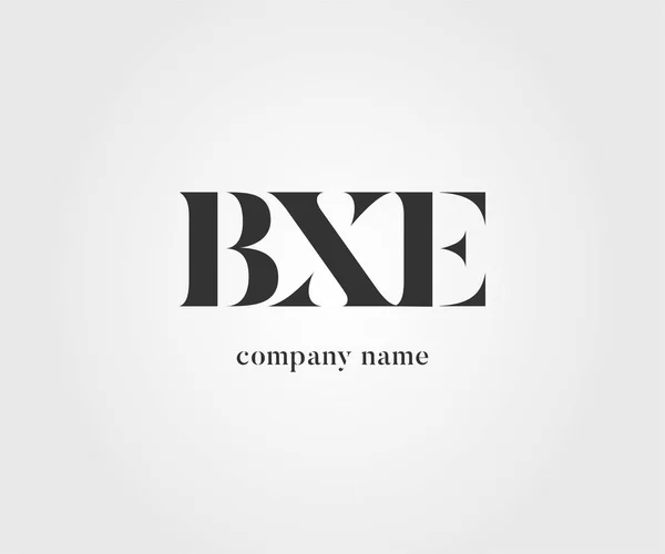 标志联合 Bxe 为名片模板 — 图库矢量图片