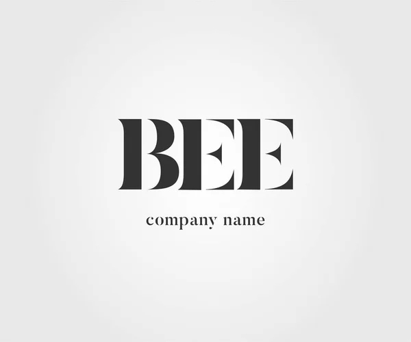 Logotyp Gemensamma Bee För Visitkortsmall Vektor — Stock vektor