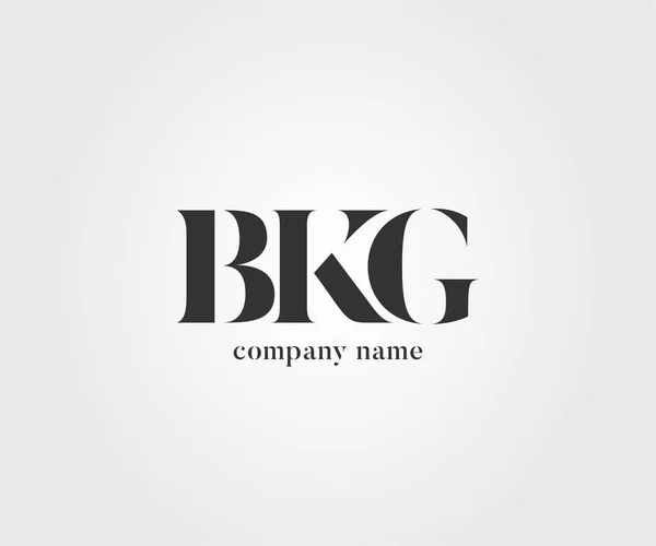 Logotipo Conjunto Bkg Para Modelo Cartão Visita Vetor —  Vetores de Stock