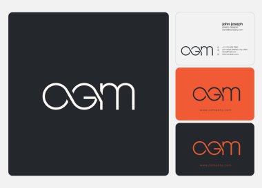 Logo ortak Om kartvizit şablonu, vektör için