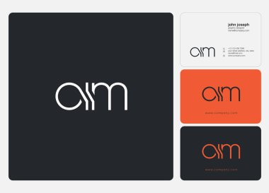 Logo ortak Om kartvizit şablonu, vektör için