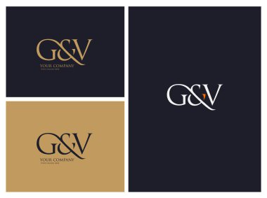 logo vektör kartvizit şablonu için Gv ortak