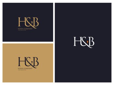 logo vektör kartvizit şablonu için Hb ortak