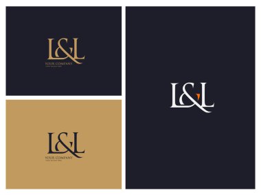 Logo ortak Ll için kartvizit şablonu, vektör