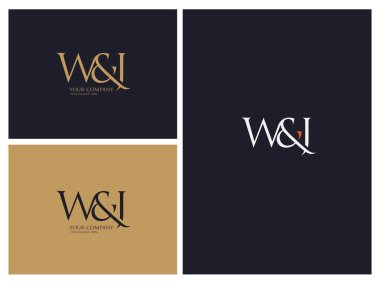 Logo ortak wj kartvizit şablonu, vektör için