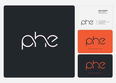 Logo ortak Phe kartvizit şablon olarak vektör