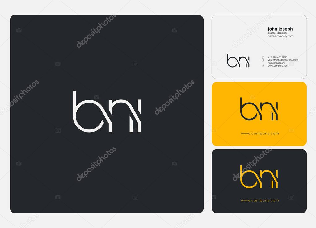logo joint bni  for Business Card Template, Vector