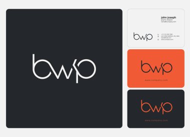 Kartvizit şablonu, vektör için logo Joint BWP