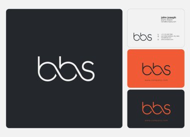 Kartvizit şablonu, vektör için logo Joint BBS