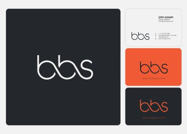 logo joint bbs  for Business Card Template, Vector clipart