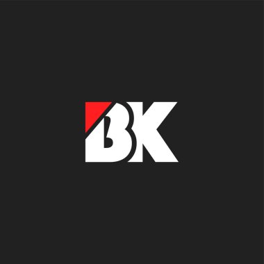 logo ortak Bk kartvizit şablon olarak vektör