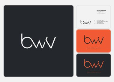 Kartvizit şablonu, vektör için logo Joint BWV