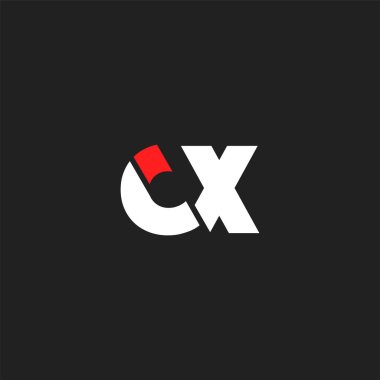 logo ortak Cx için kartvizit şablonu, vektör