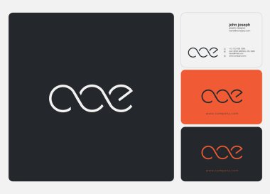 logo ortak coe kartvizit şablonu, vektör için