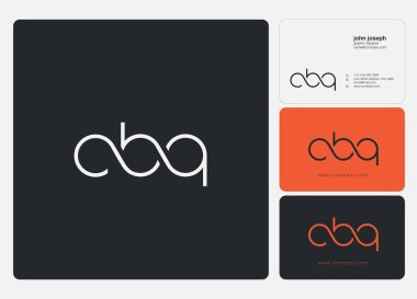 logo ortak cbq kartvizit şablonu, vektör için