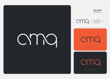 logo ortak cmq kartvizit şablonu, vektör için