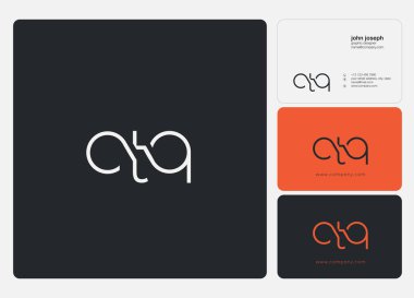 logo ortak ctq kartvizit şablonu, vektör için