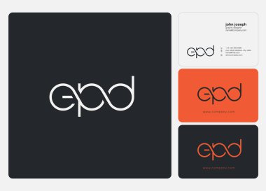 logo joint epd  for Business Card Template, Vector