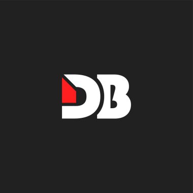 logo vektör kartvizit şablonu için Db ortak