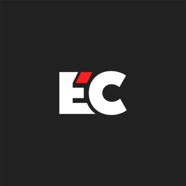 logo ortak Ec için kartvizit şablonu, vektör