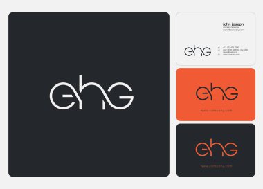 Kartvizit şablonu, vector için logo Joint EHG