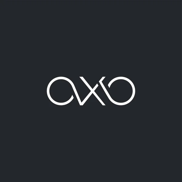 Společné Logo Oxo Vizitky Šablony Vektor — Stockový vektor