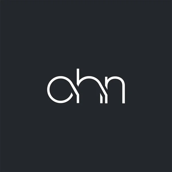 Спільний Логотип Ohn Шаблону Візитки Вектор — стоковий вектор