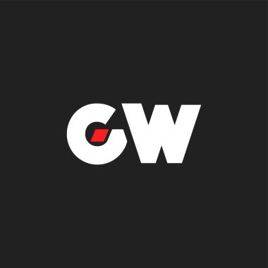 logo vektör kartvizit şablonu için Gw ortak